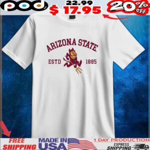 Arizona State Sun Devils Established 1885 T Shirt