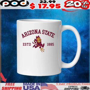 Arizona State Sun Devils Established 1885 T Shirt