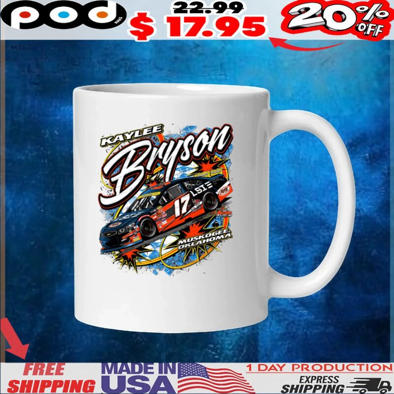 Kaylee Bryson 17 Muskogee Oklahoma Sprint Car Nascar T Shirt Kaylee Bryson 17 Muskogee Oklahoma Sprint Car Nascar T Shirt