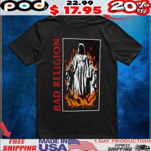 Bad Religion Flames T Shirt