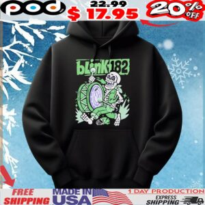 Blink-182 Marching Band Skeleton T Shirt