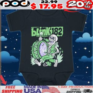 Blink-182 Marching Band Skeleton T Shirt
