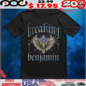 Breaking Benjamin Wings Rock Band T Shirt
