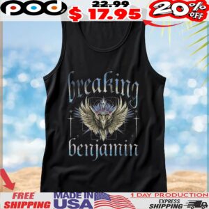 Breaking Benjamin Wings Rock Band T Shirt