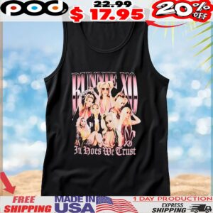 Bunnie XO In Does We Trust Collage T Shirt
