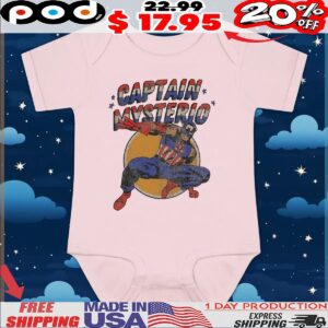 Captain Mysterio Marvel WWE Cosplay T Shirt