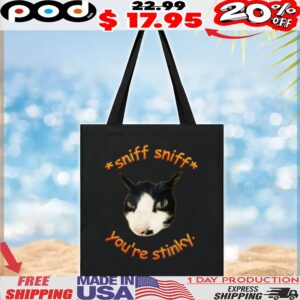 Cat Sniff Sniff You're Stinky T Shirt