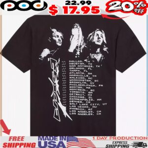 Chase Atlantic Lost In Heaven Tour Schedule T Shirt