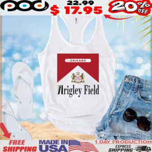 Chicago Cubs Since 1914 Wrigley Field Marlboro T Shirt