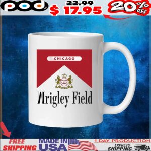 Chicago Cubs Since 1914 Wrigley Field Marlboro T Shirt