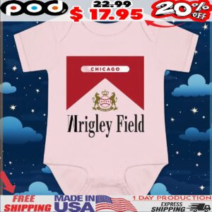 Chicago Cubs Since 1914 Wrigley Field Marlboro T Shirt