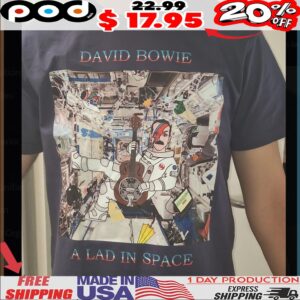 David Bowie A Lad In Space T Shirt