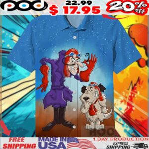 Dick Dastardly And Muttley Dastardly And Muttley In Their Flying Machines 3D All Over Print Shirt