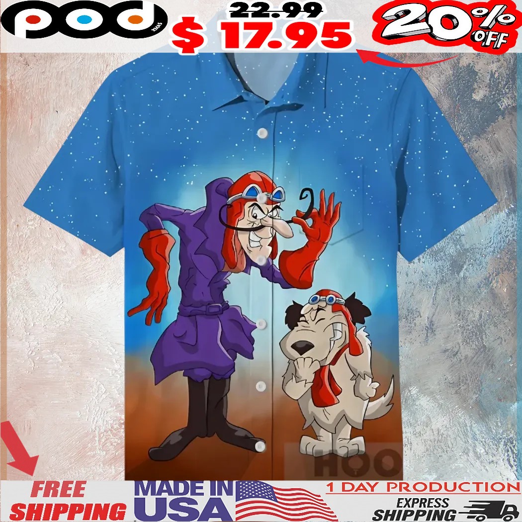 Dick Dastardly And Muttley Dastardly And Muttley In Their Flying Machines 3D All Over Print Shirt