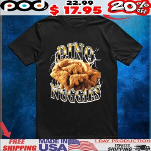 Dino Nuggies Vintage Bootleg Style T Shirt