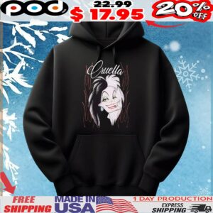 Disney Cruella De Vil Flames T Shirt