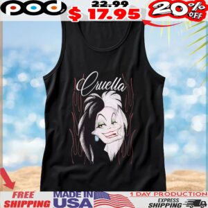 Disney Cruella De Vil Flames T Shirt