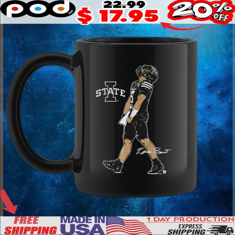 Iowa State Football Rocco Becht Superstar Pose Signature T Shirt