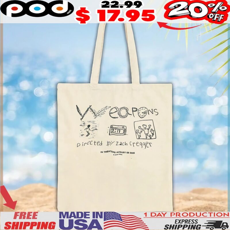 Weapons Directed By Zach Cregger In Theaters August 08 2025 T Shirt