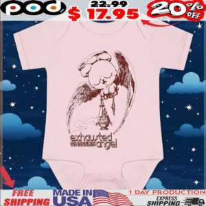 Exhausted Angel T Shirt