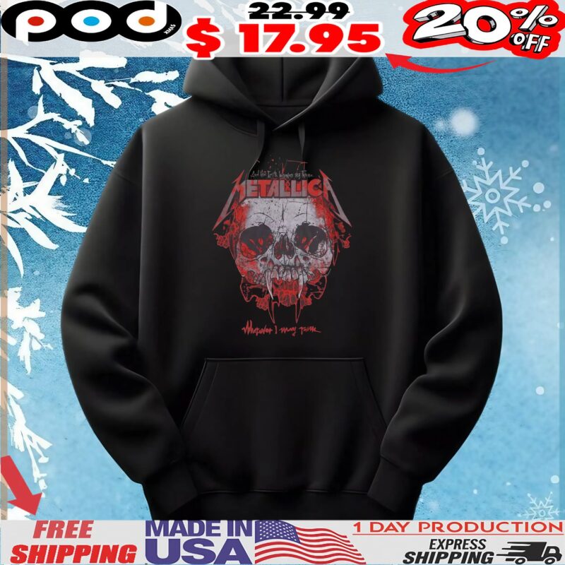 And the Earth bears My Throne Metallica And the Earth bears My Throne Skull T Shirt