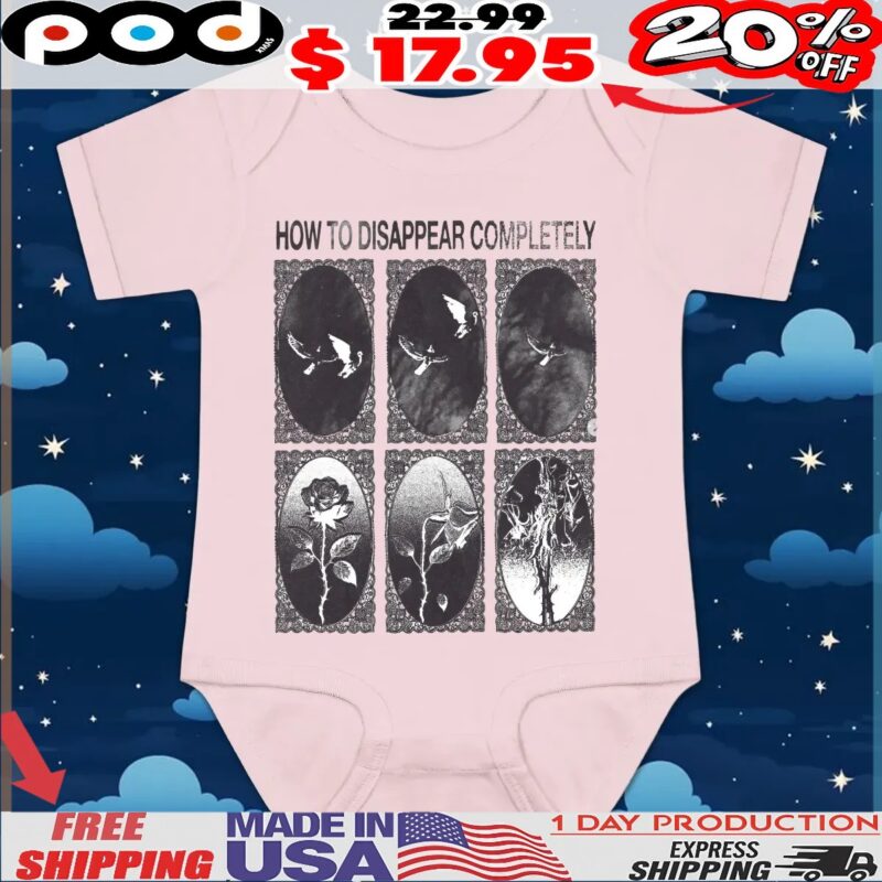 How To Disappear Completely Rose Dove T Shirt