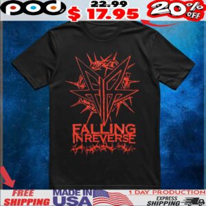 Falling In Reverse Crown Of Thorns Logo T Shirt