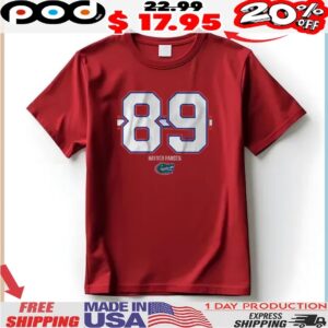Florida Football Hayden Hansen 89 Stripe T Shirt