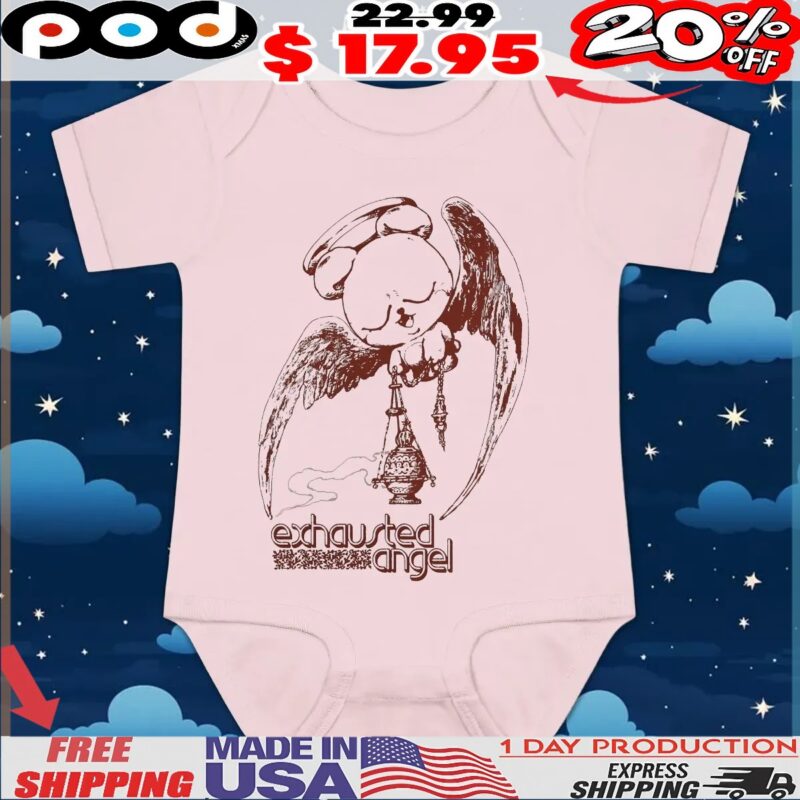 Exhausted Angel T Shirt