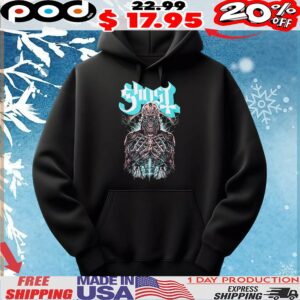 Ghost Skeleton Cyborg Horror T Shirt