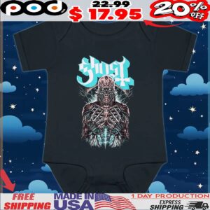 Ghost Skeleton Cyborg Horror T Shirt