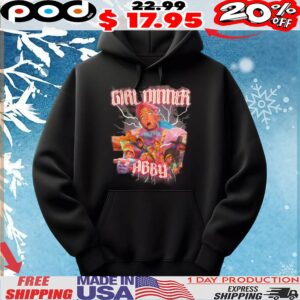 Girl Dinner Abby Saja Vintage Bootleg Style T Shirt