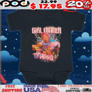 Girl Dinner Abby Saja Vintage Bootleg Style T Shirt