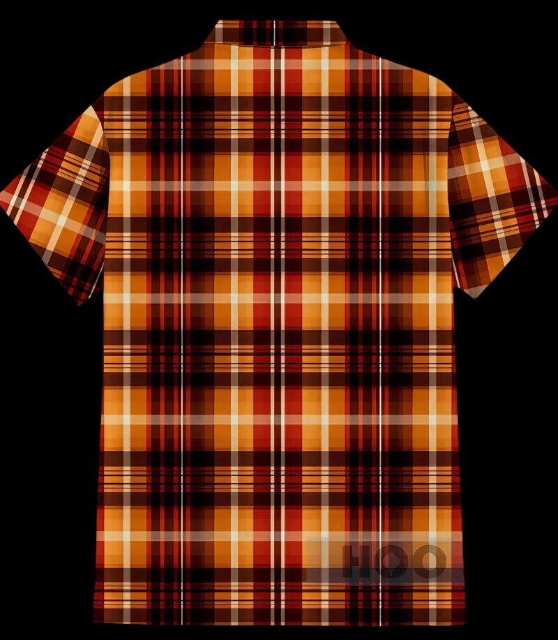 Gobble Thanksgiving Orange Plaid Halloween Hawaiian Shirt Gobble Thanksgiving Orange Plaid Halloween Hawaiian Shirt