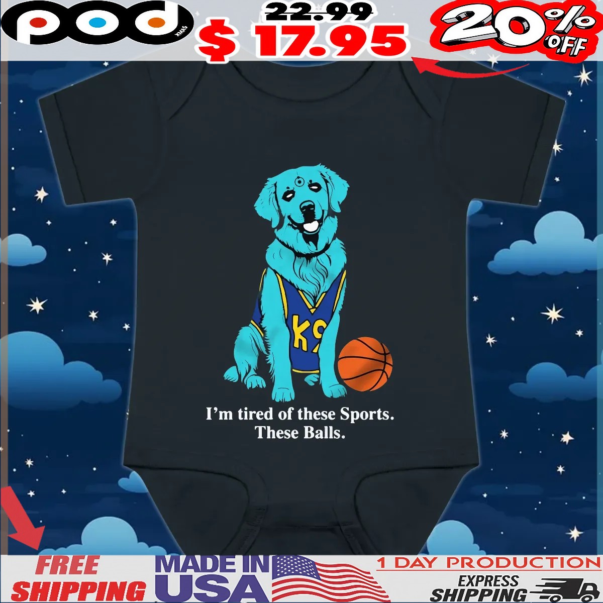 Golden Basketball I'm Retriever Buddy Im Tired Of These Sports These Balls T Shirt