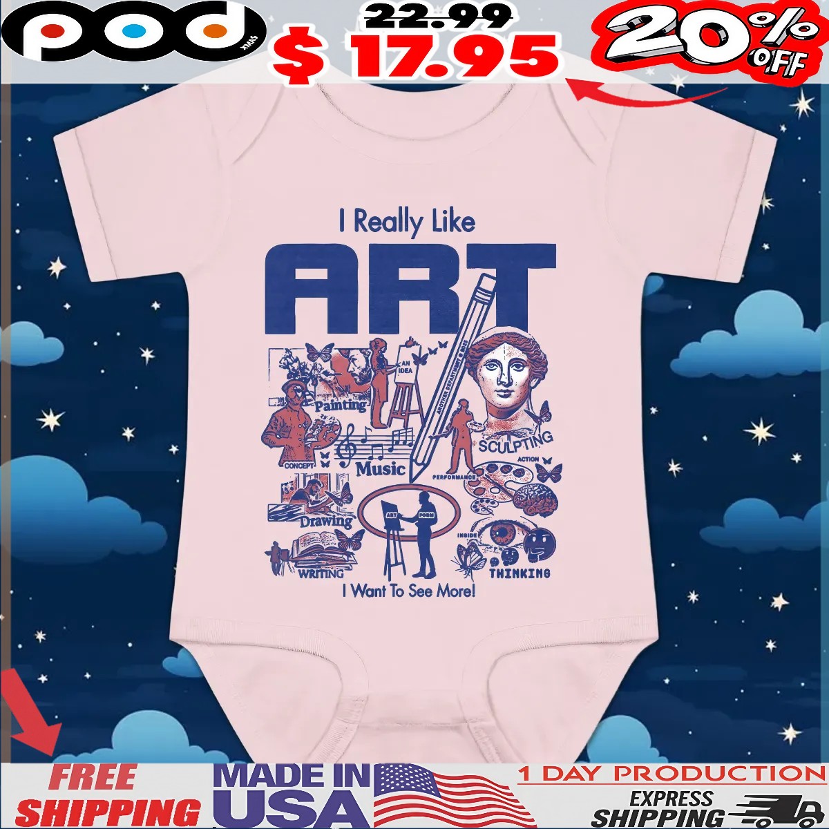 I Really Like ART I Want To See More T Shirt I Really Like ART I Want To See More T Shirt