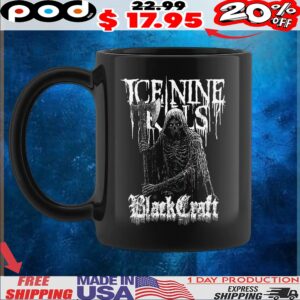 Ice Nine Kills X Blackcraft Decayed Reaper Horror T Shirt