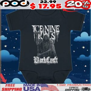 Ice Nine Kills X Blackcraft Decayed Reaper Horror T Shirt