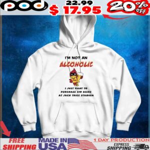 I'm Not An Alcoholic I Just Want To Purchase 10 Beers At Jack Trice Stadium Iowa State Mascot T Shirt