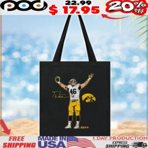 Iowa Football George Kittle Superstar Pose Signature T Shirt