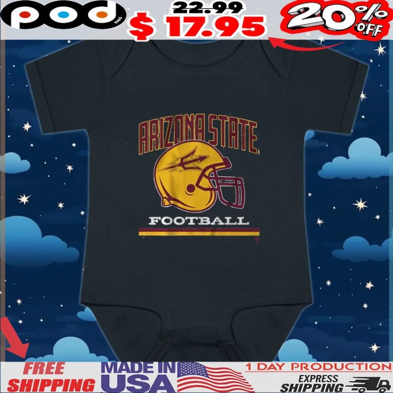 Arizona State Football Vintage Helmet T Shirt