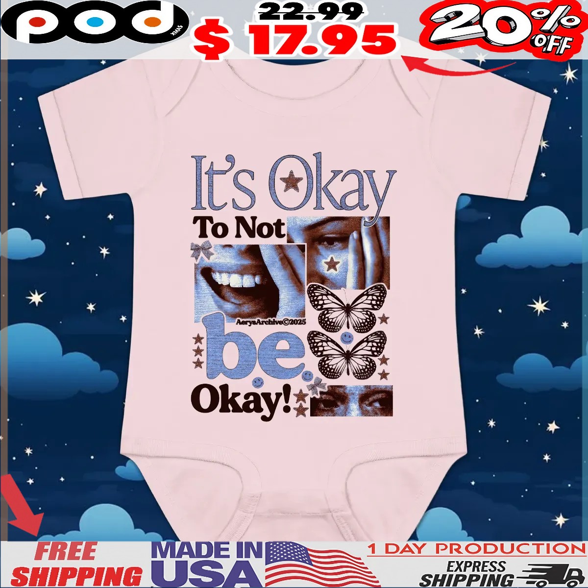 It's Okay To Not Be Okay Graphic Design T Shirt It's Okay To Not Be Okay Graphic Design T Shirt
