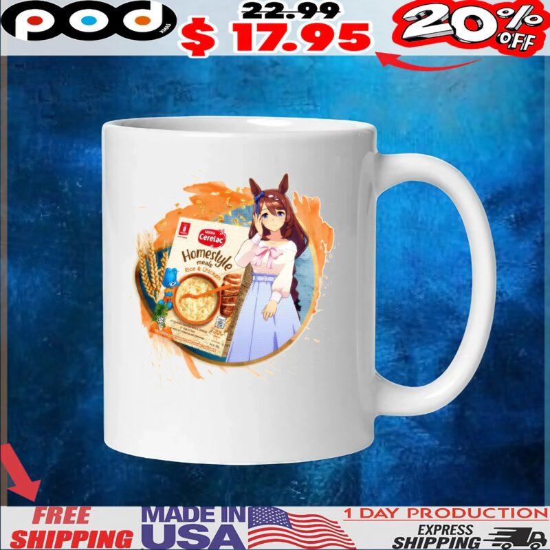 Super Creek Uma Musume Pretty Derby Cerelac Homestyle Meals Rice And Chicken T Shirt