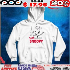 Jeremy Allen White Wearing Chef Snoopy T Shirt