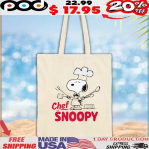 Jeremy Allen White Wearing Chef Snoopy T Shirt