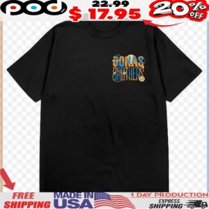 Jonas Brothers Detroit Little Caesars Arena Detroit, Mi 2 Sides T Shirt