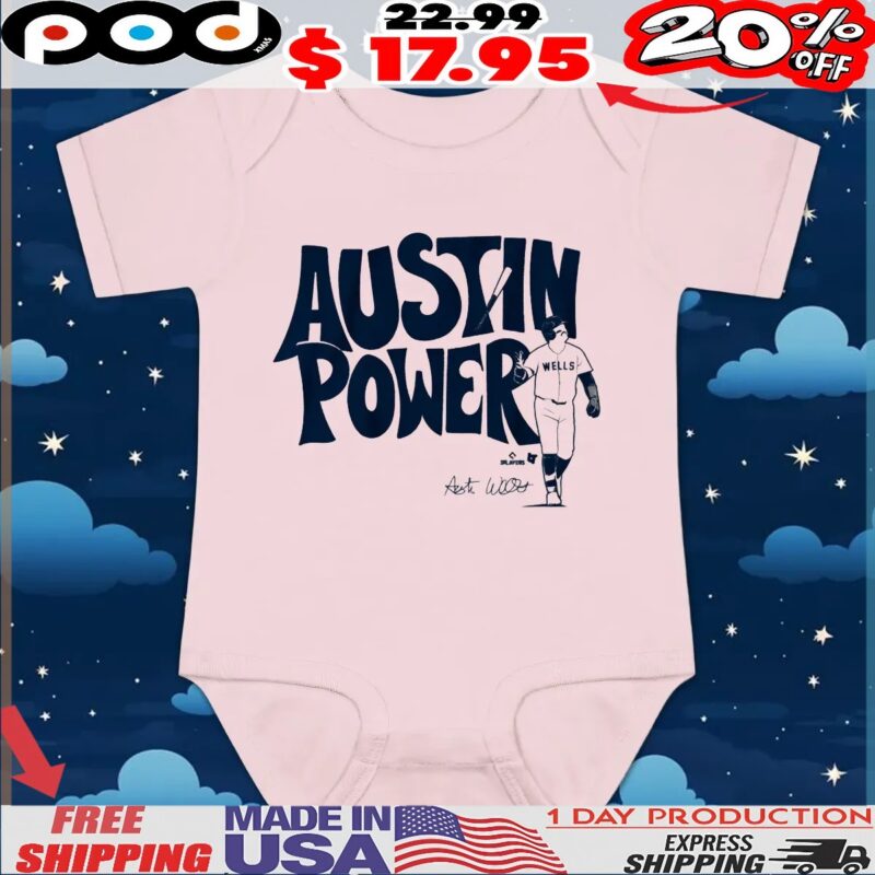 Austin Wells Austin Power Signature T Shirt