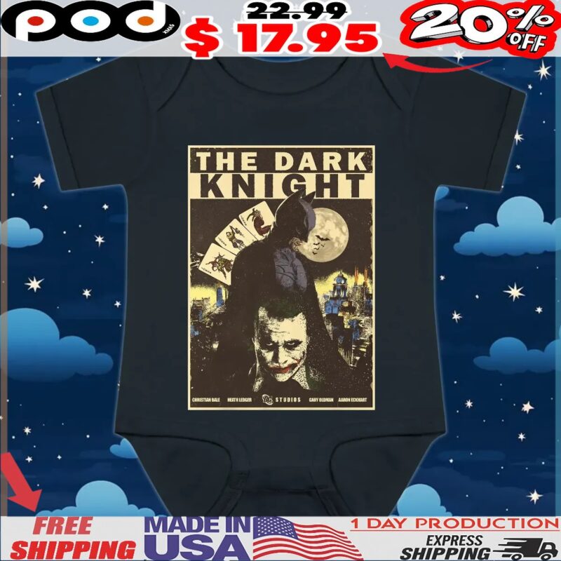 The Dark Knight Batman And Joker Poster T Shirt