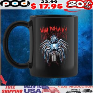 Kim Dracula Spiked Spider T Shirt