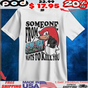 Knuckles The Echidna Sonic The Hedgehog Someone From Angel Island Wants To Kill You T Shirt